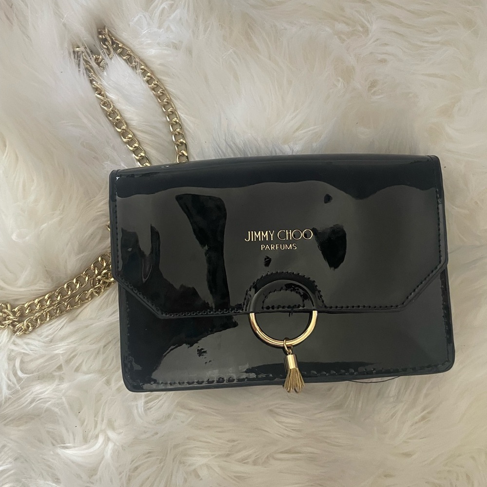 JIMMY CHOO Parfum Purse. Small purse. Black. Jimmy Choo